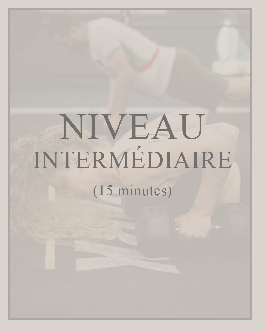 Niveau intermédiaire